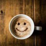 smile in a coffee